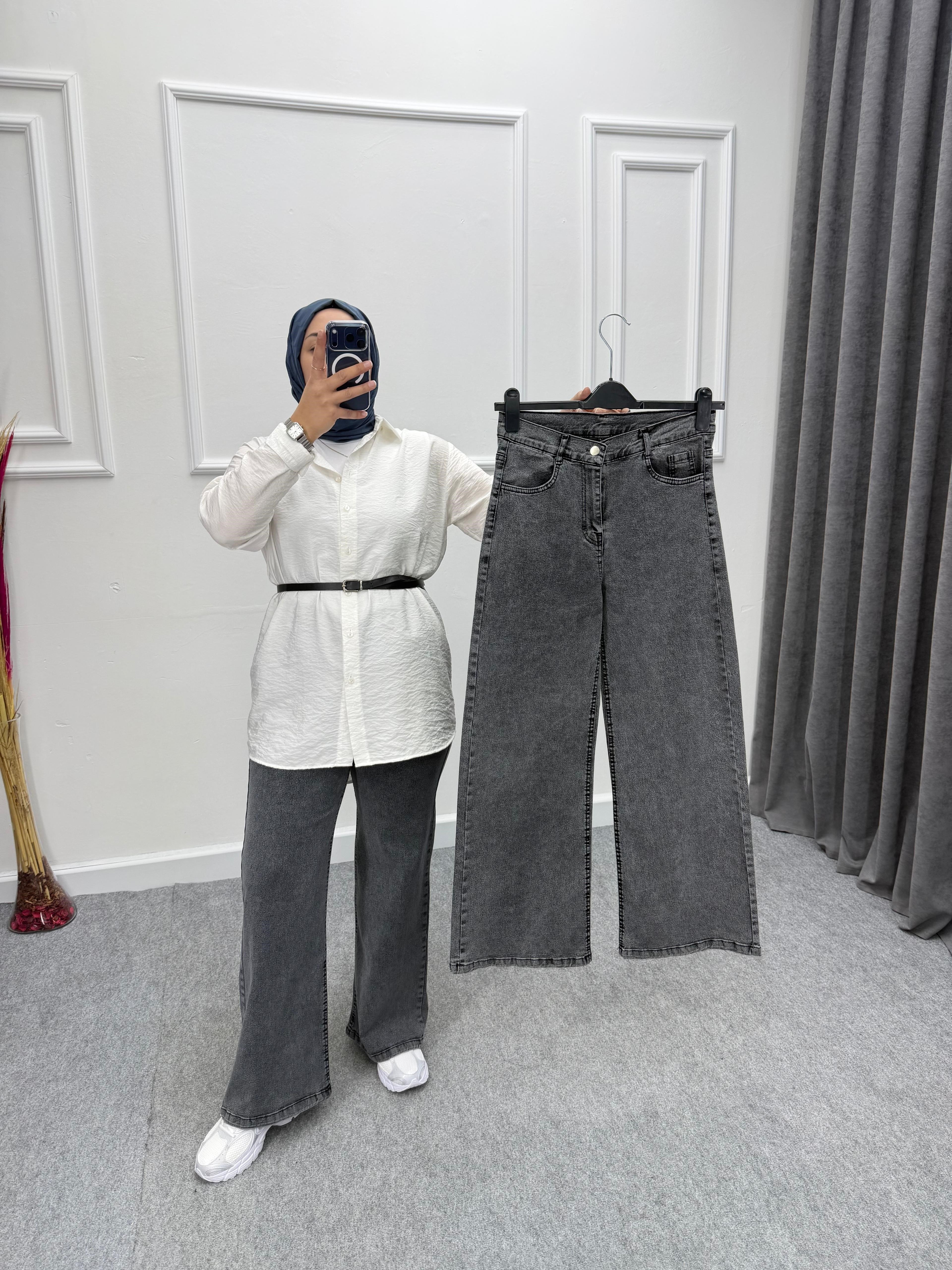 Gri Baggy Jean's