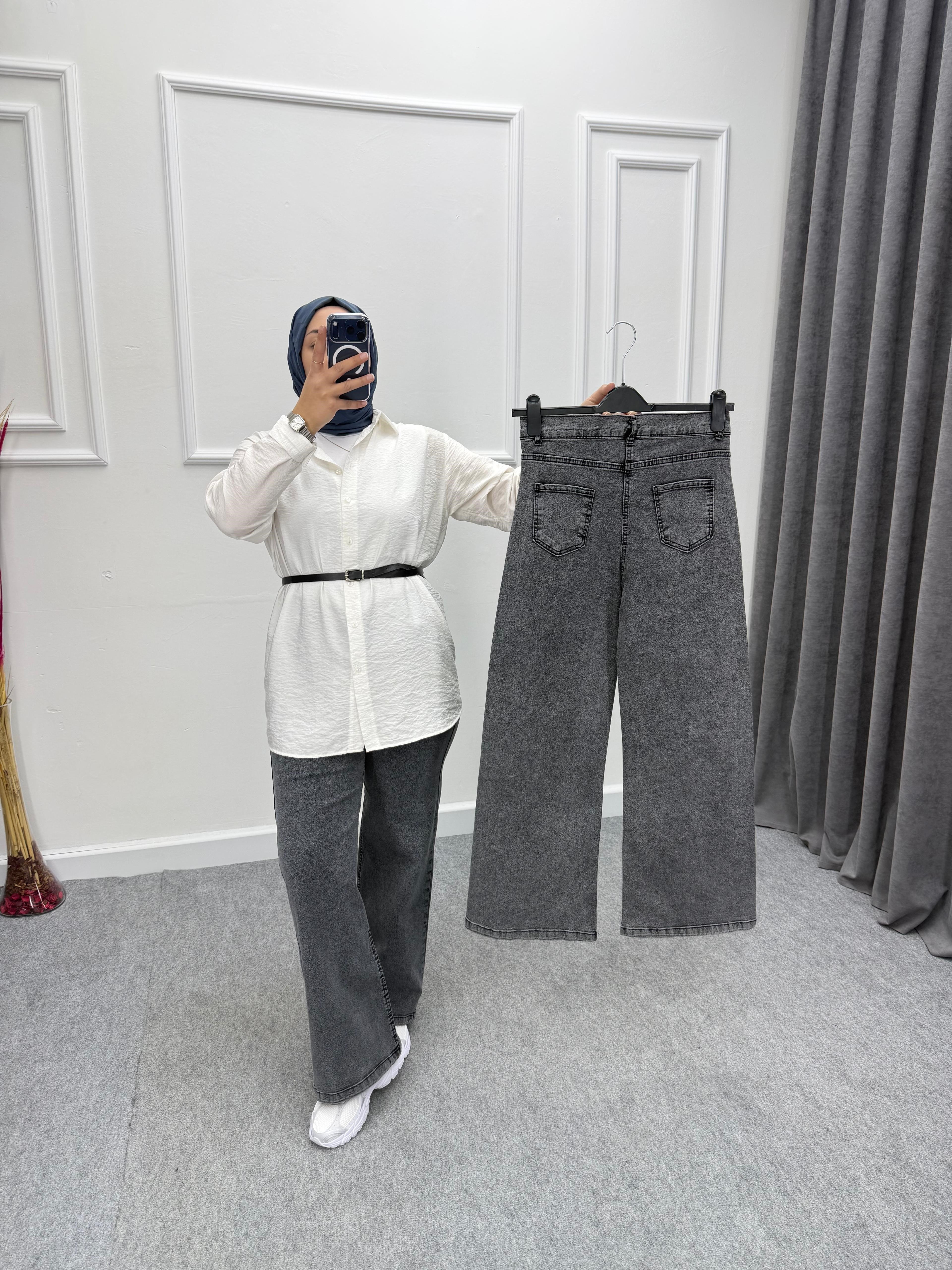 Gri Baggy Jean's