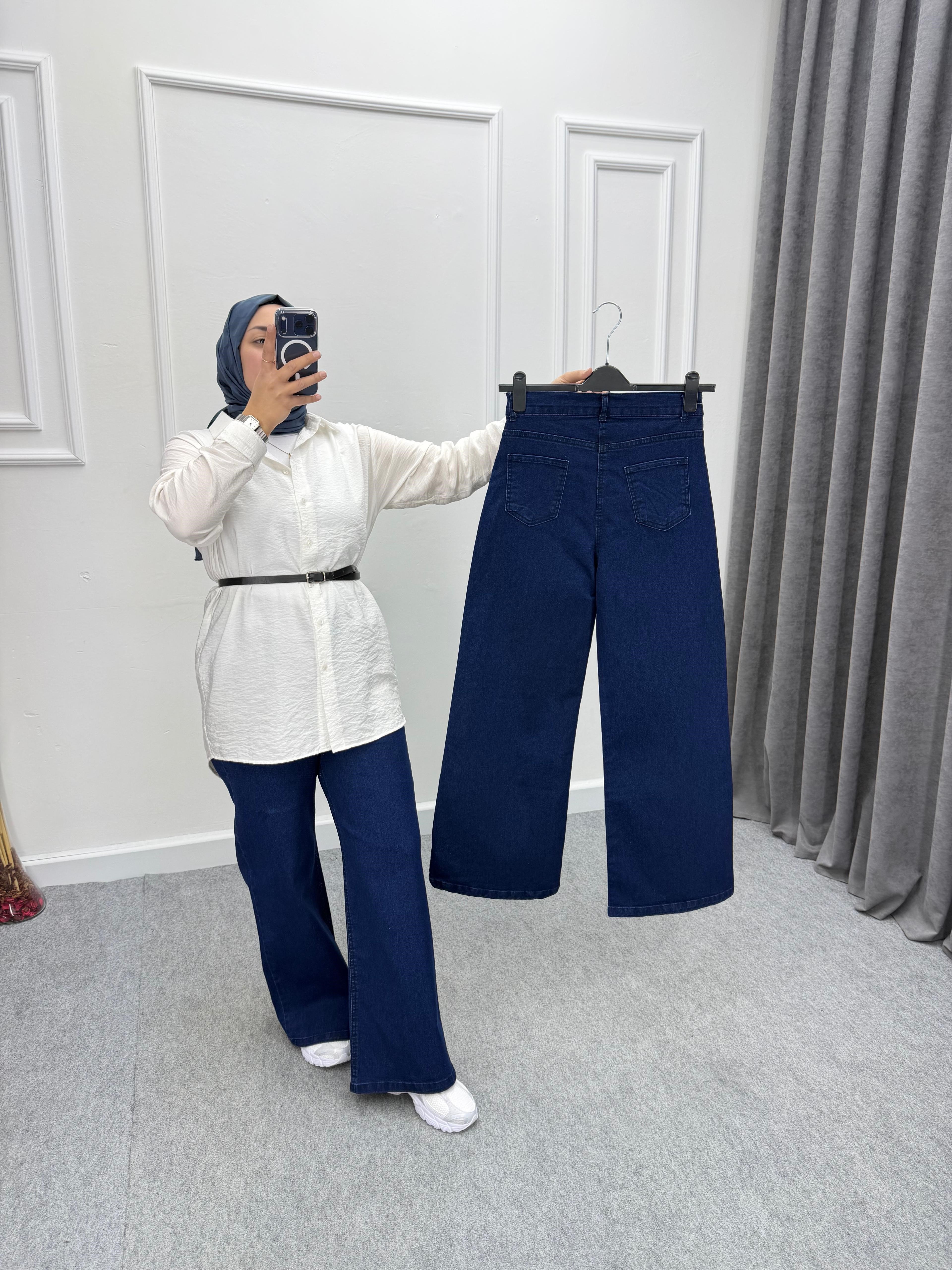 Lacivert Baggy Jean's