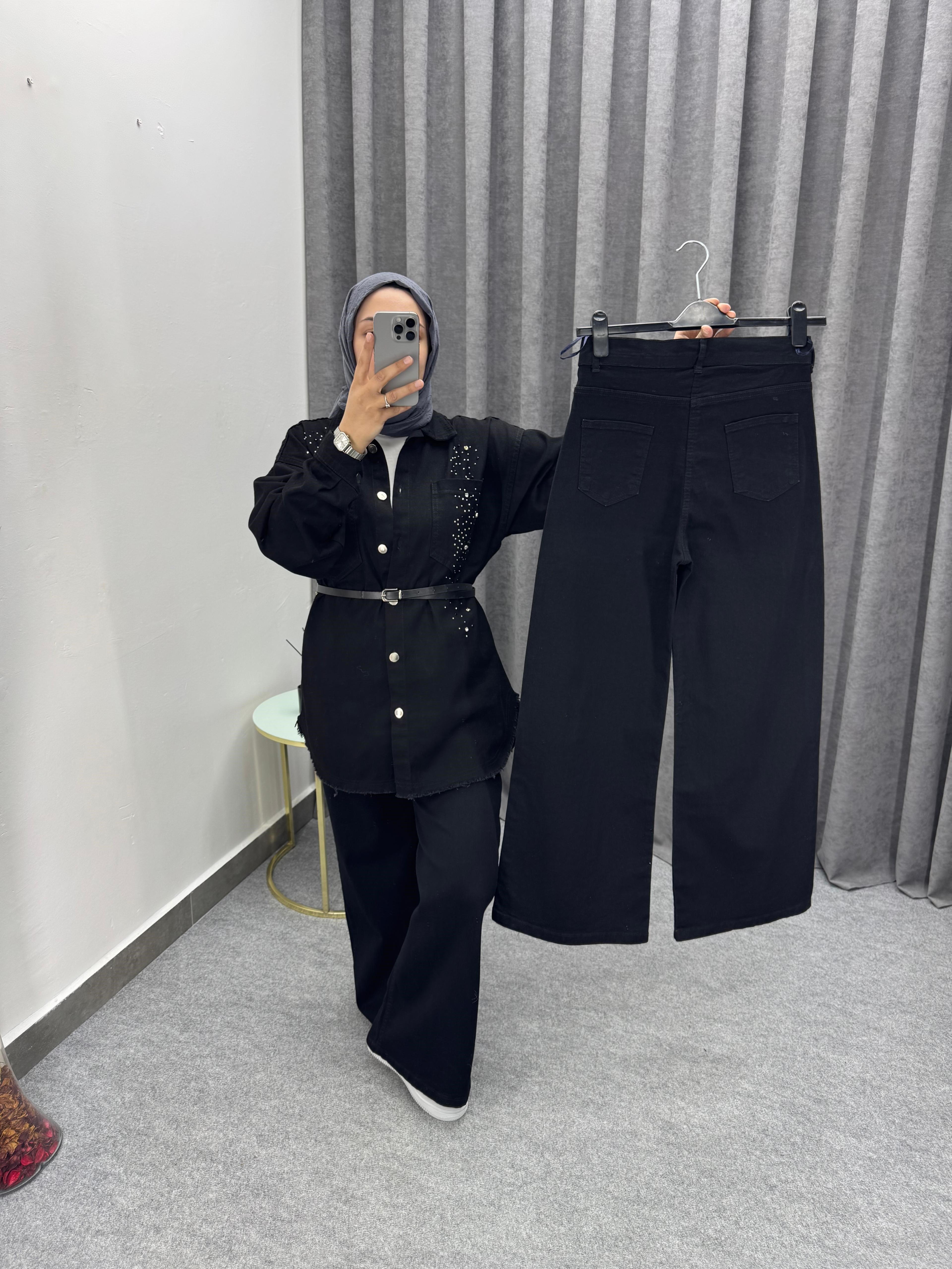 Siyah Baggy Jean's