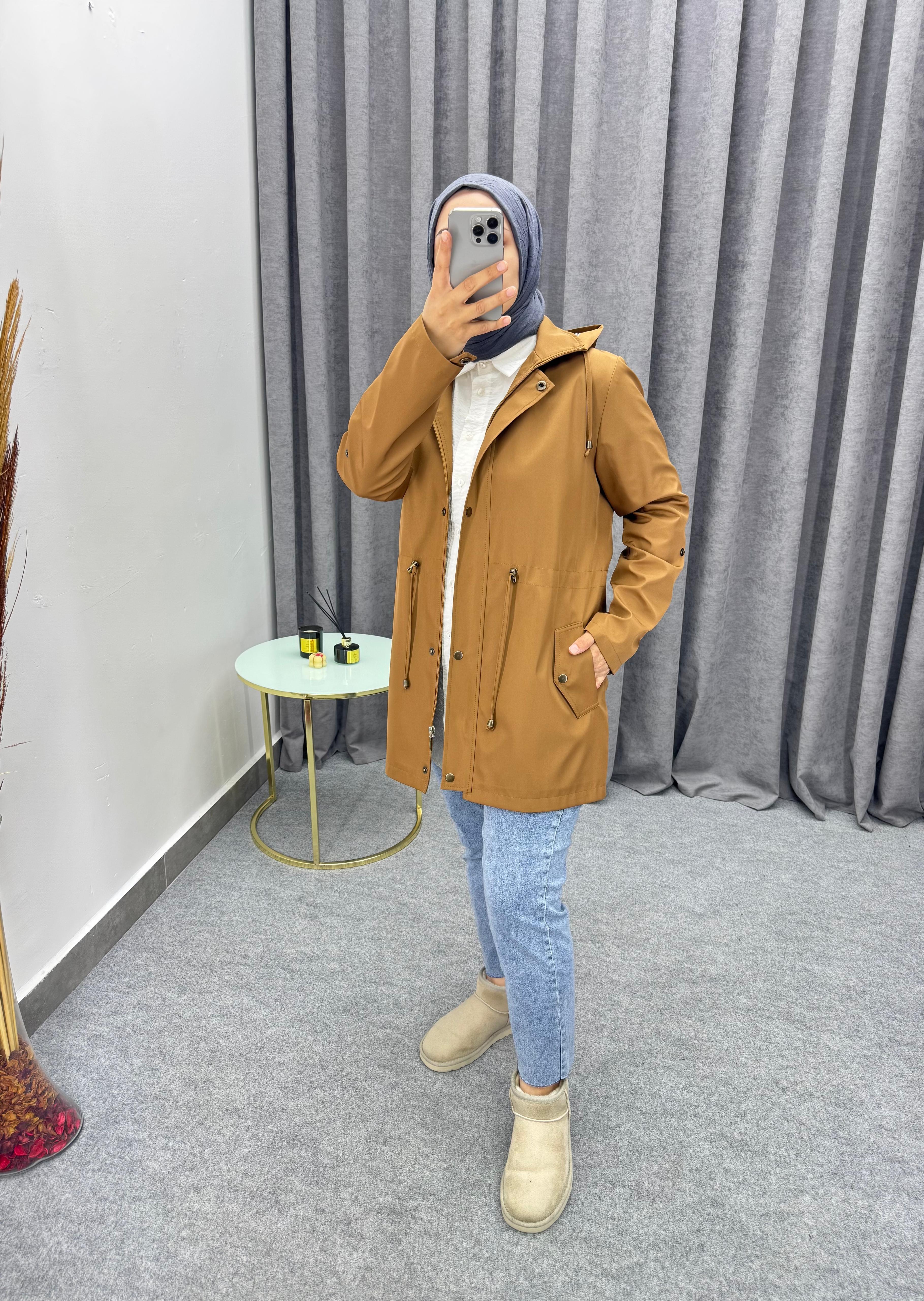 Taba Astarlı Mevsimlik Ceket