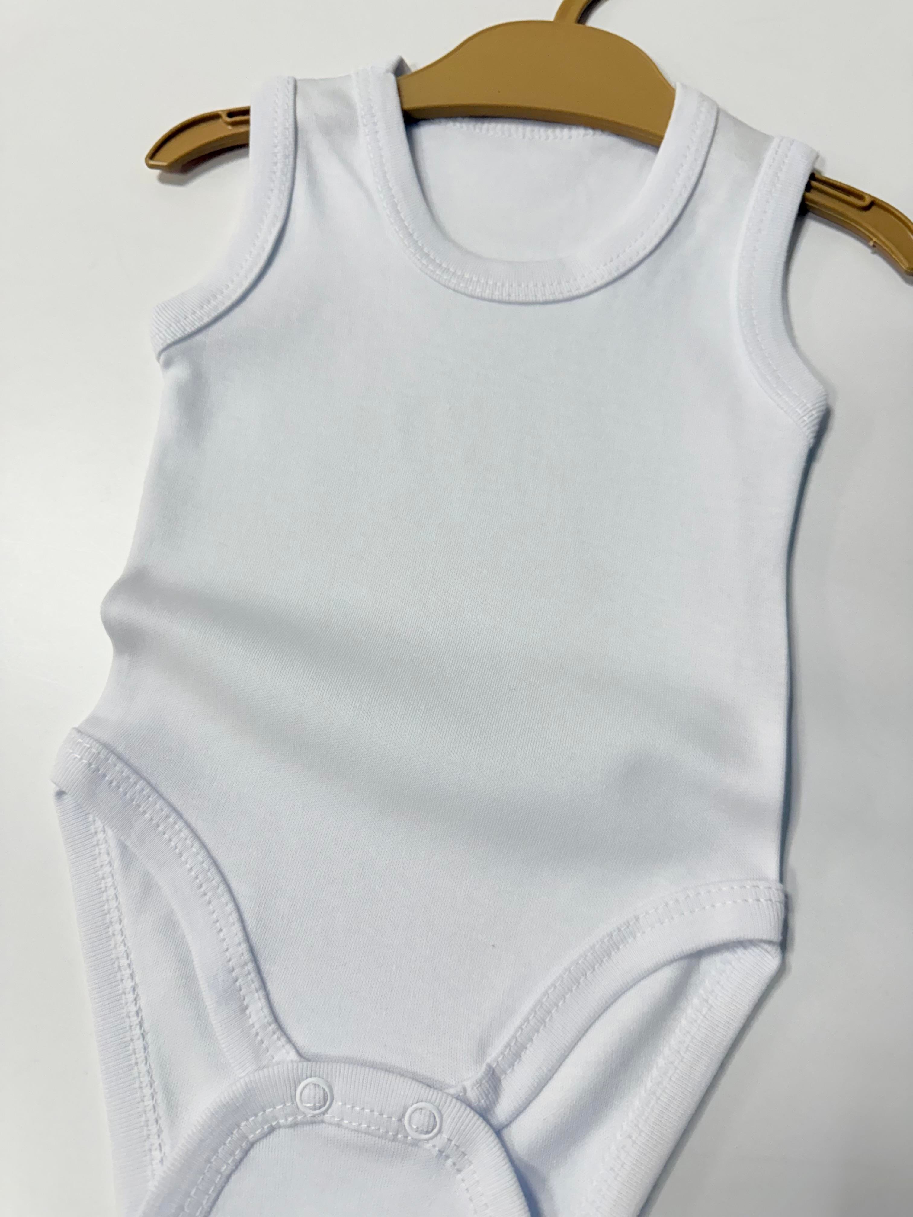 Beyaz Body Çıtçıtlı Askılı Kol Bisiklet Yaka