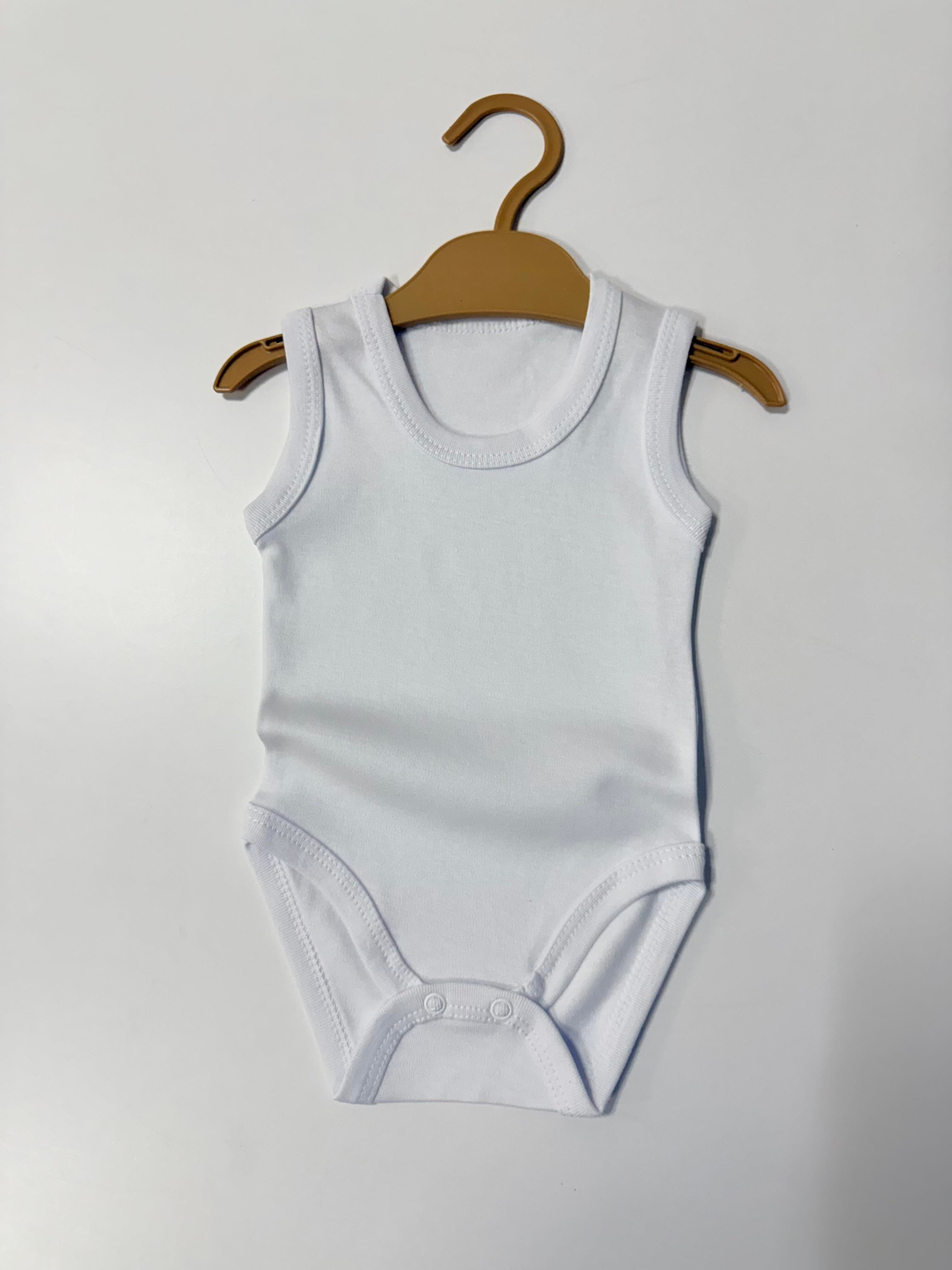 Beyaz Body Çıtçıtlı Askılı Kol Bisiklet Yaka