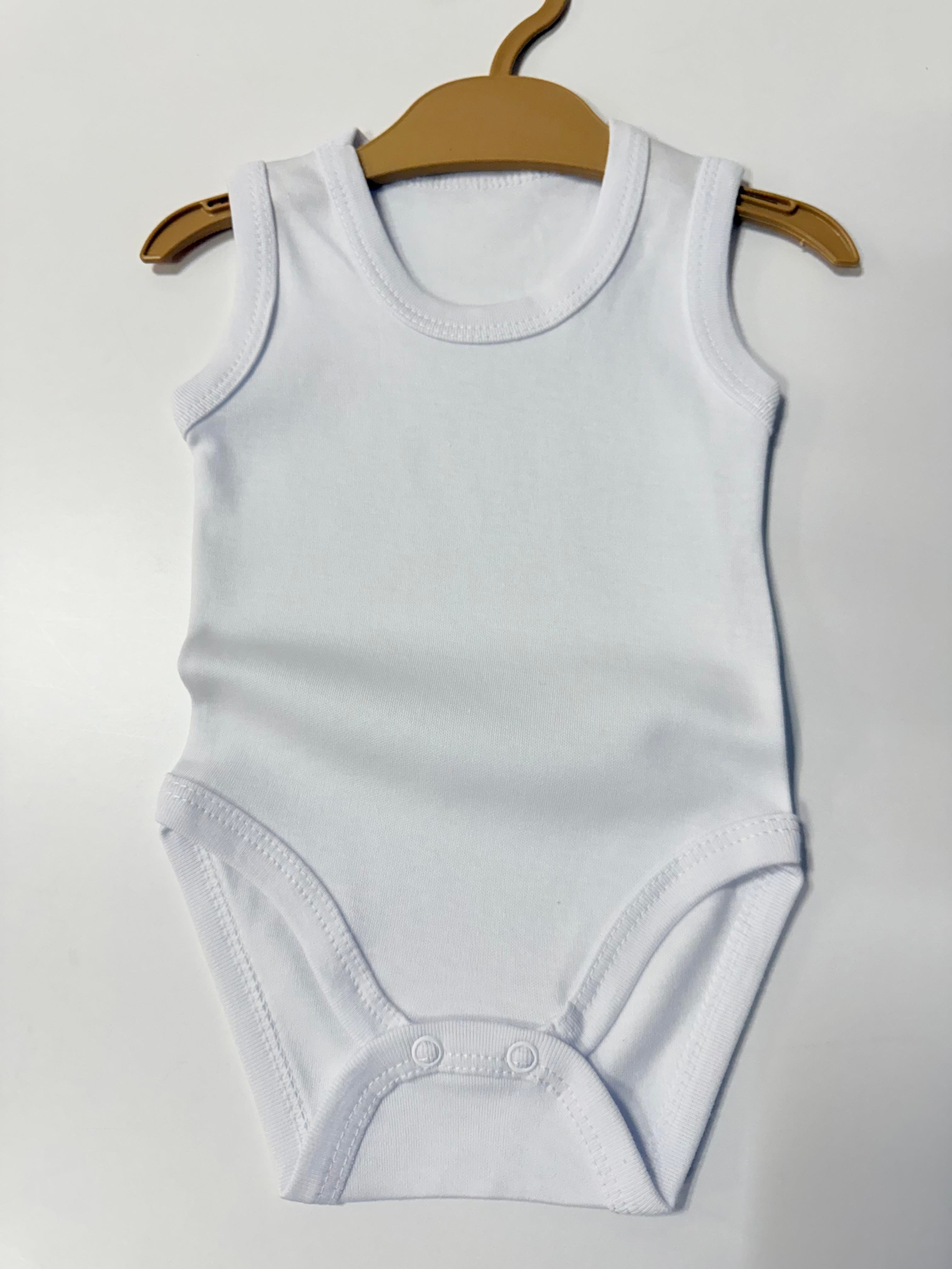 Beyaz Body Çıtçıtlı Askılı Kol Bisiklet Yaka