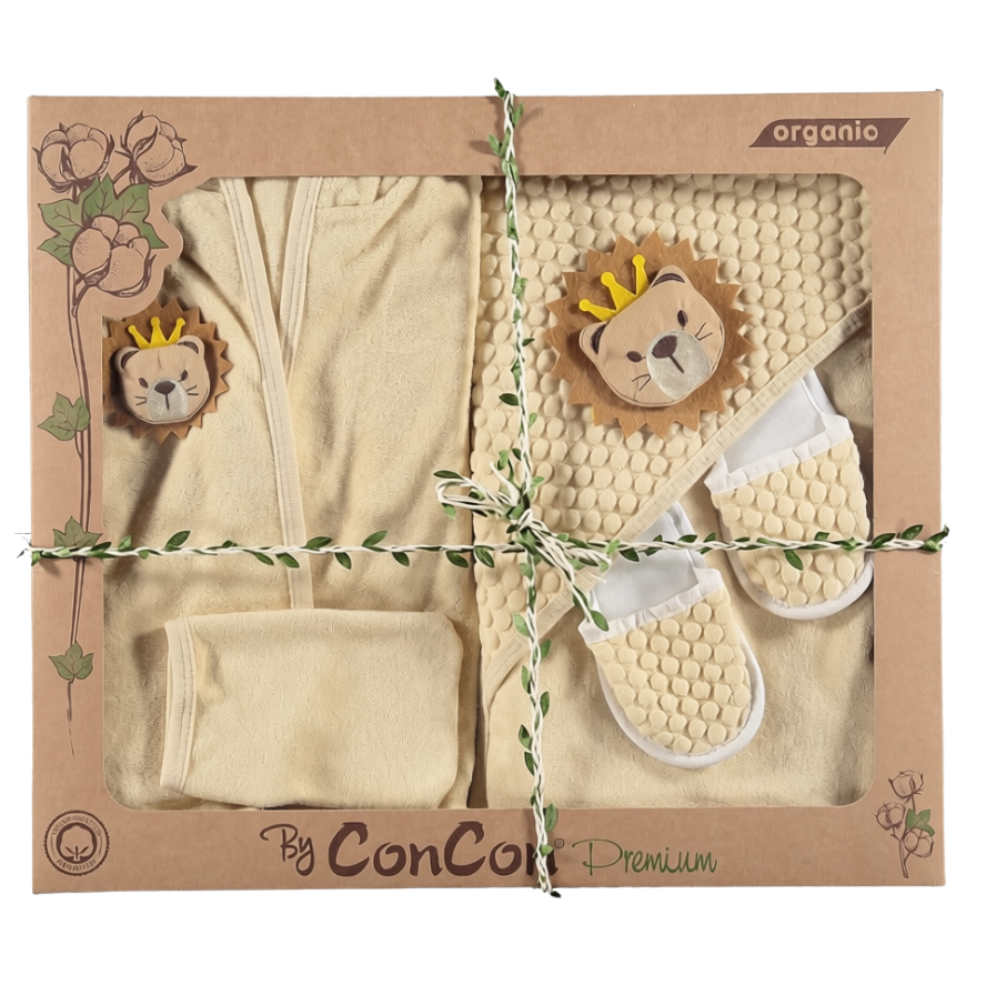 Concon Organic Aslan Bornoz Seti