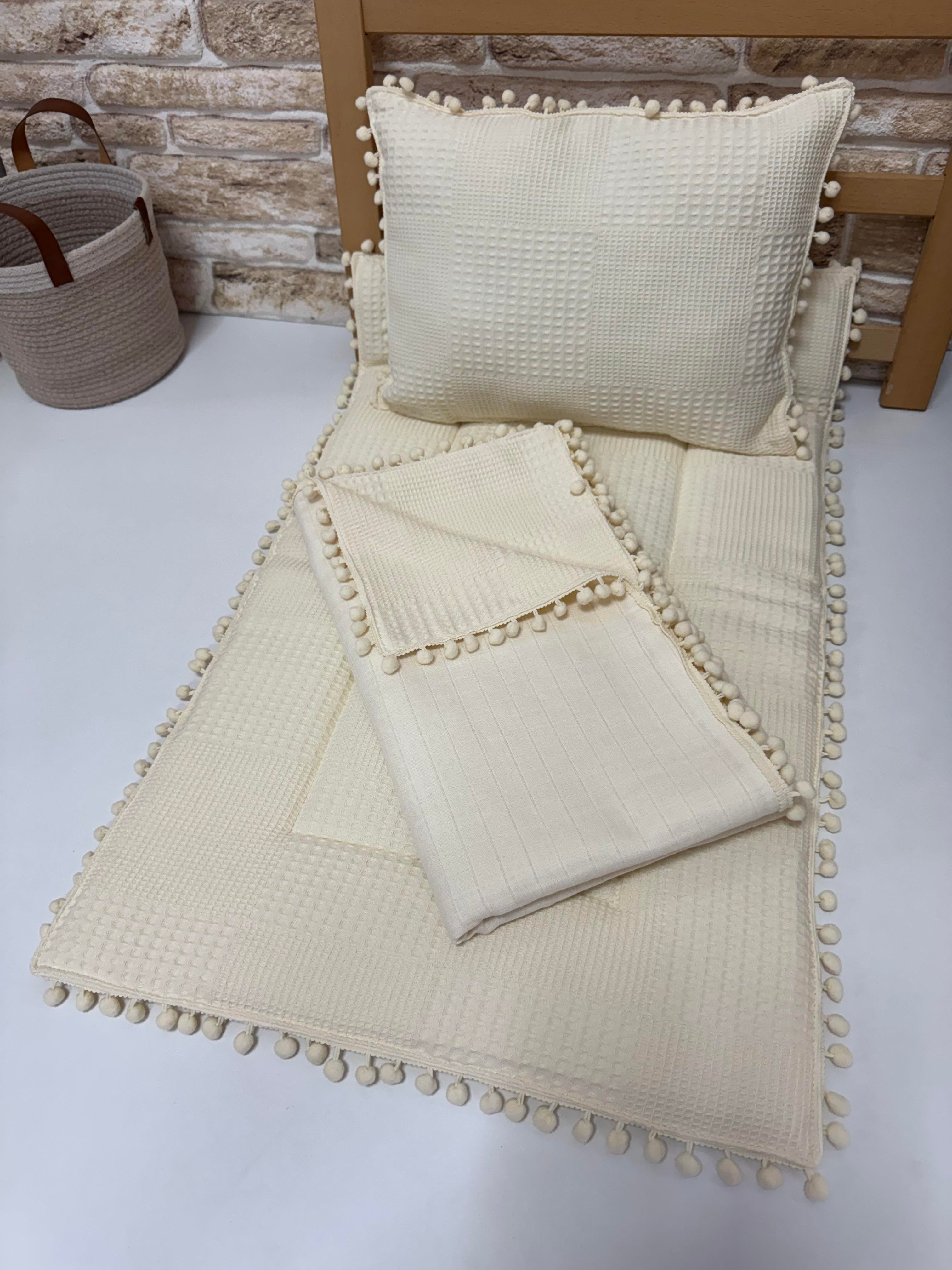Krem Pike 5 Her Mevsim Uygun Set