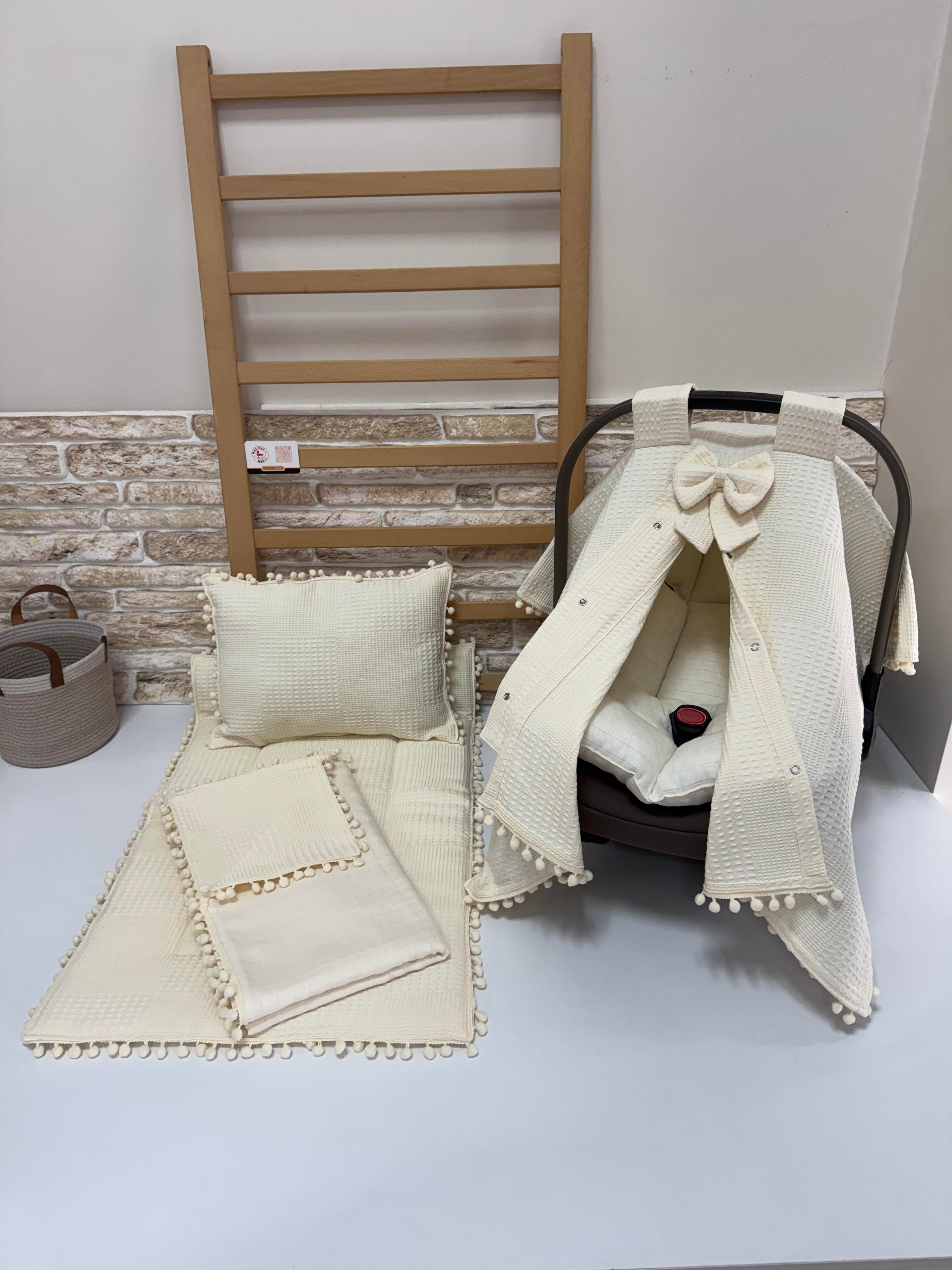 Krem Pike 5 Her Mevsim Uygun Set