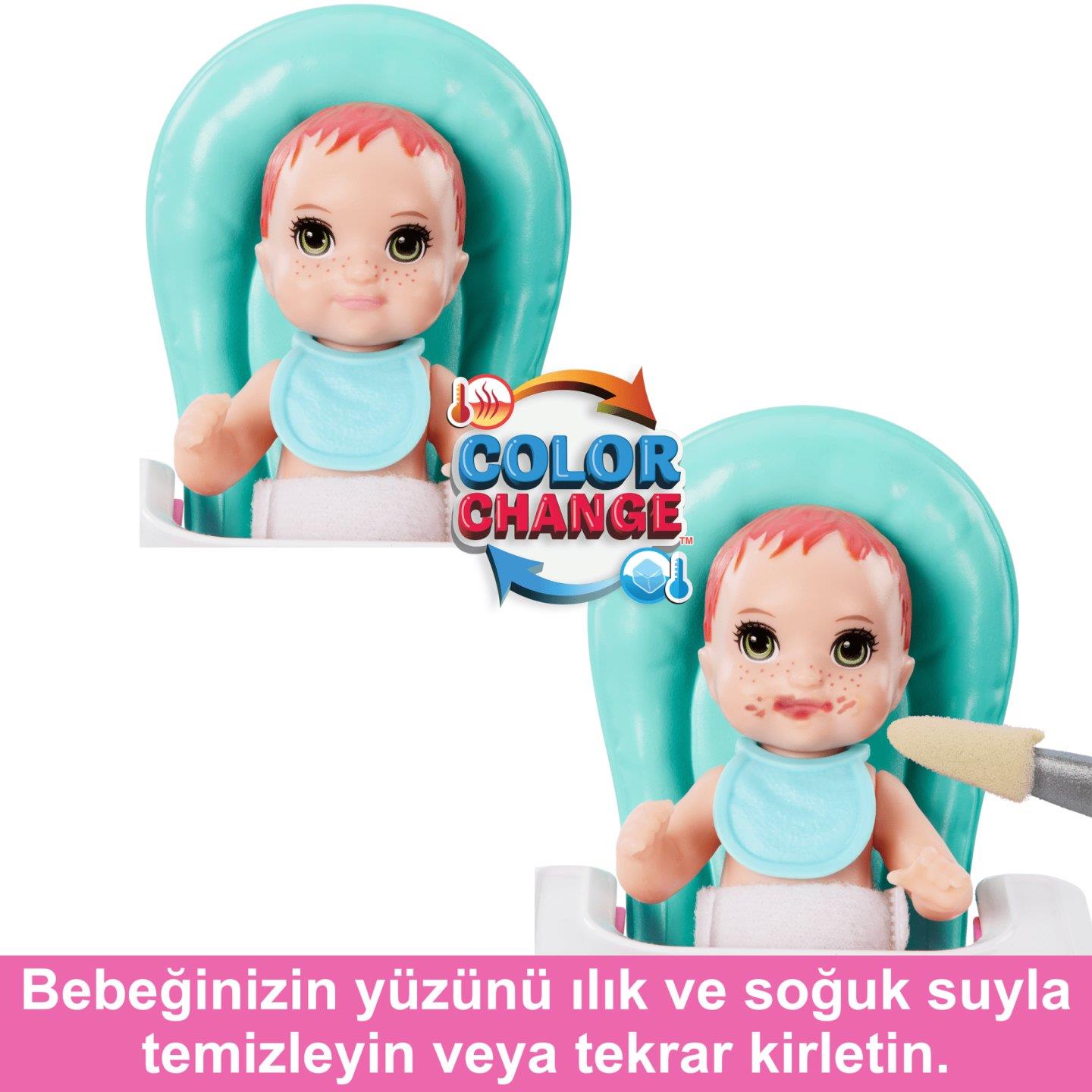 Barbie Skipper Sarı Saçlı Bebek HTK35