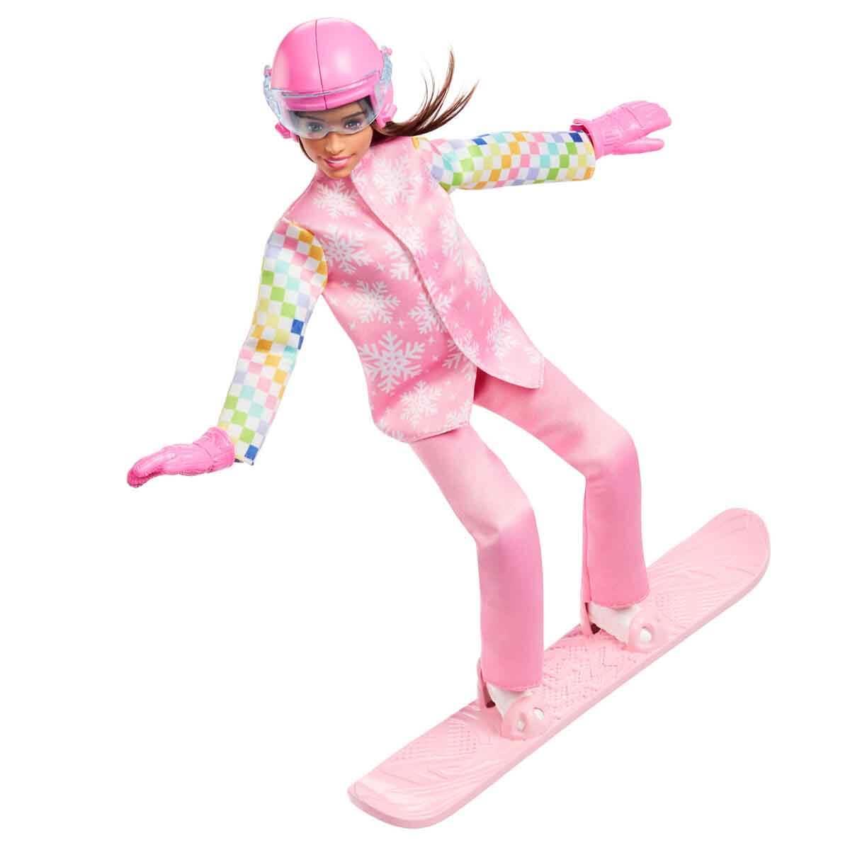 Barbie Snowboard Sporcusu Oyun Seti JKF78