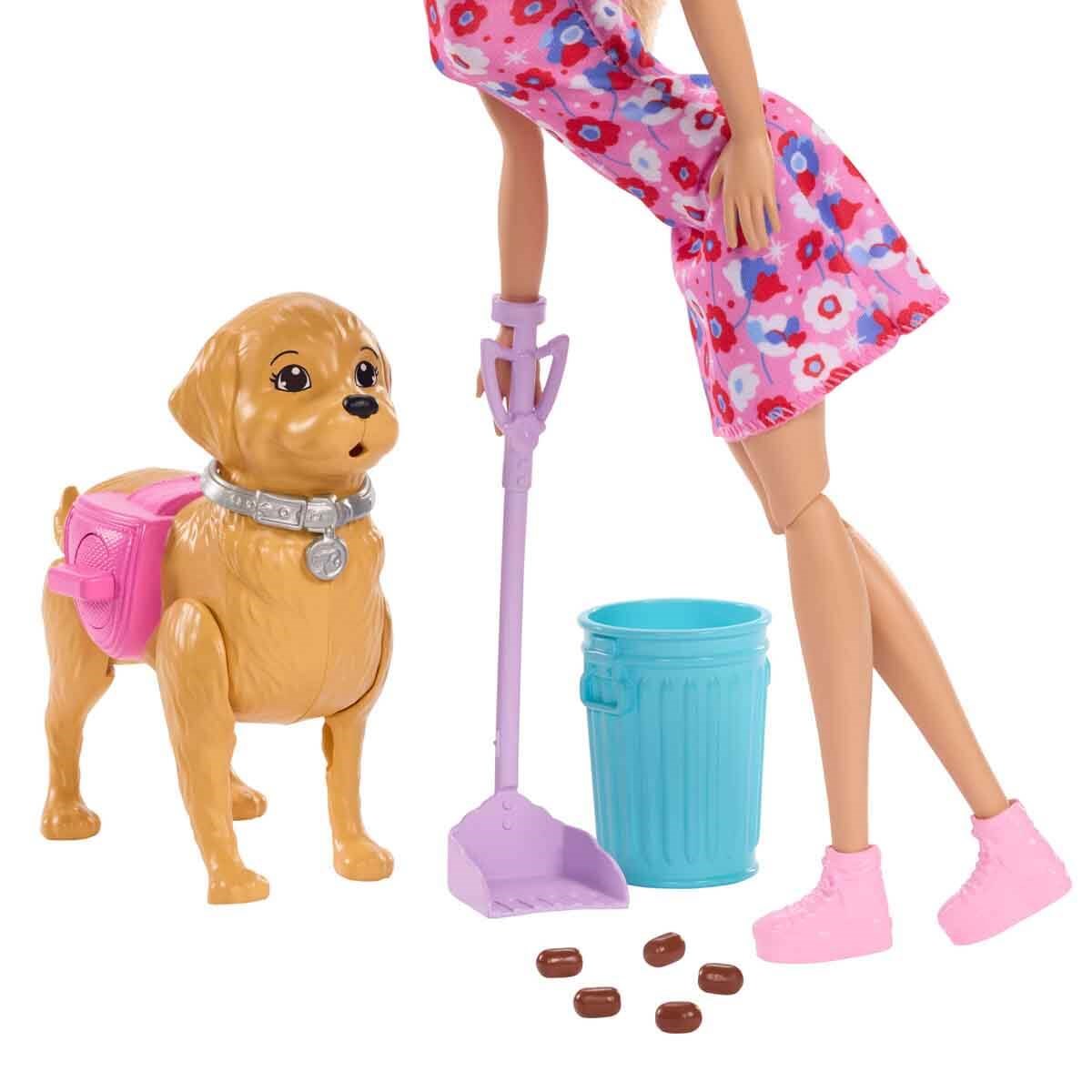 Barbie ve Köpekçiğin Yürüyüş Zamanı Oyun Seti JJB46
