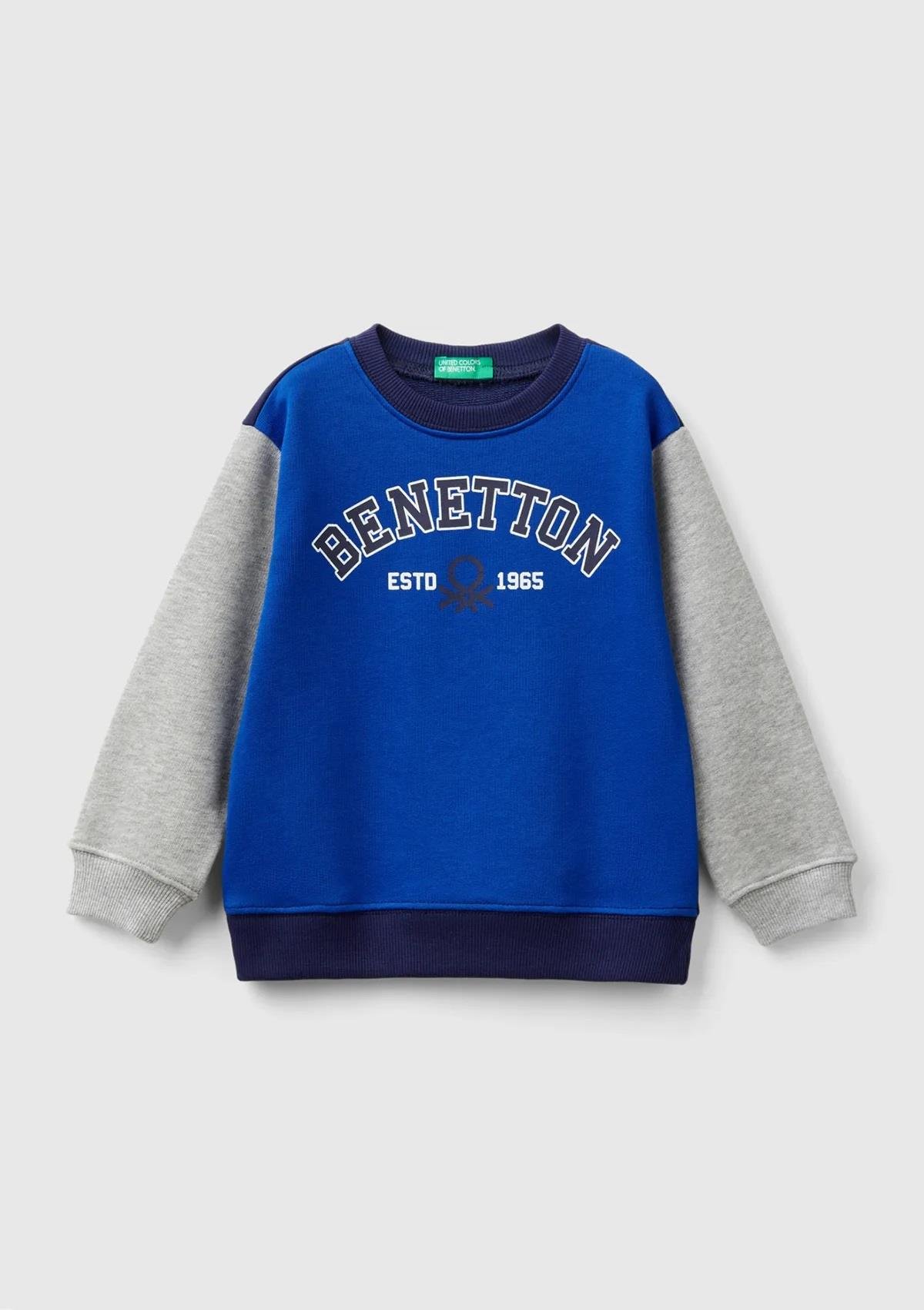 Benetton Erkek Bebek Sweatshirt 10F0