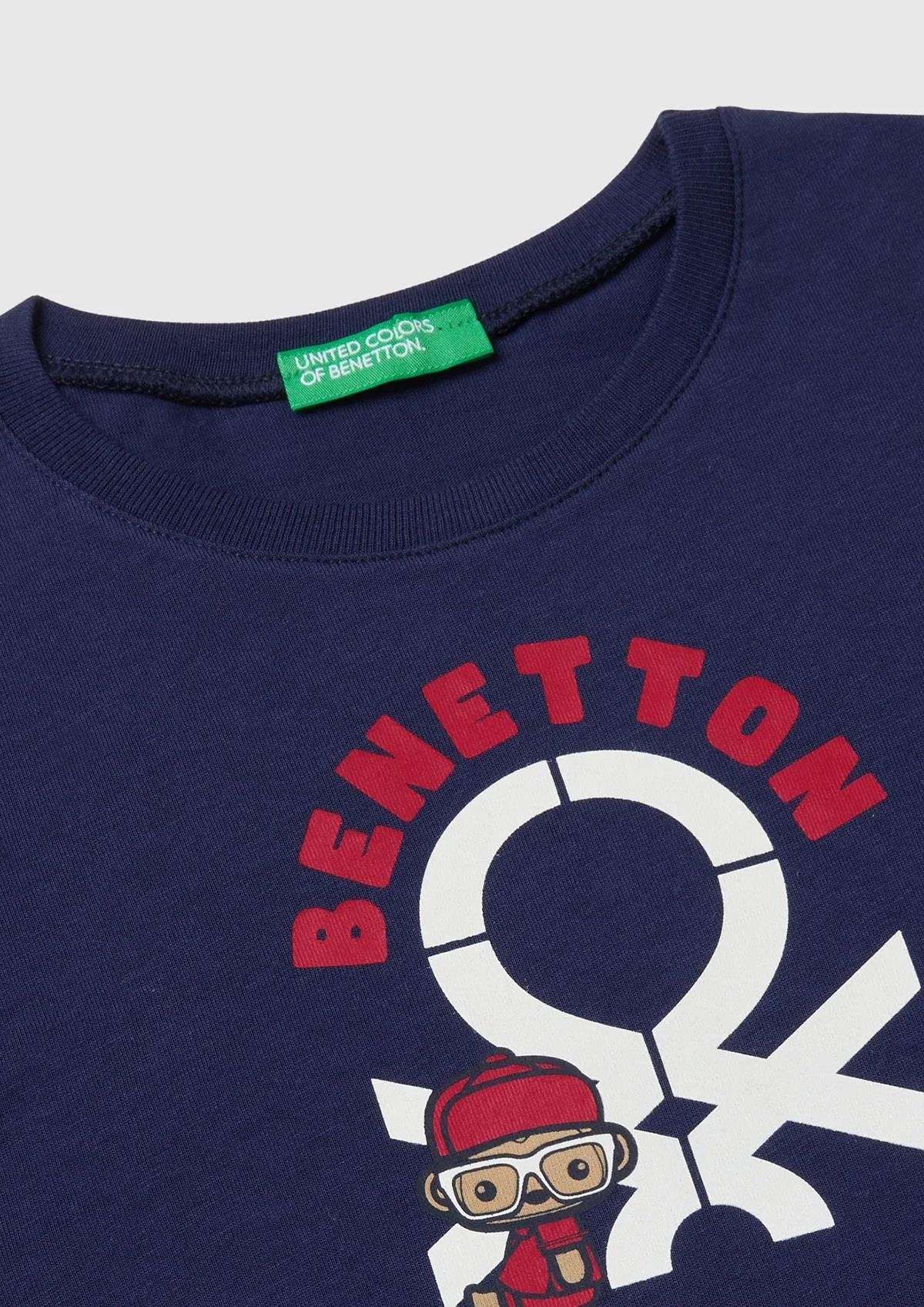 Benetton Erkek Bebek Sweatshirt 10F2