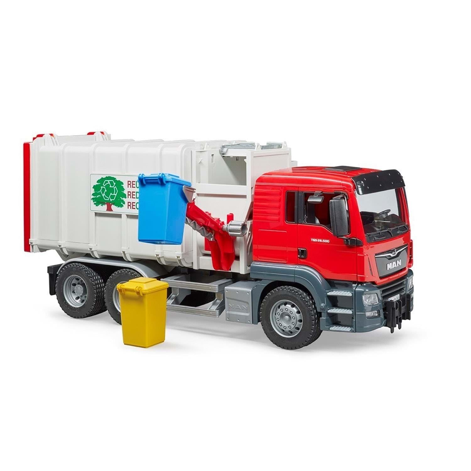 Bruder Man Tgs Çöp Kamyonu Yandan Aktarma 03761