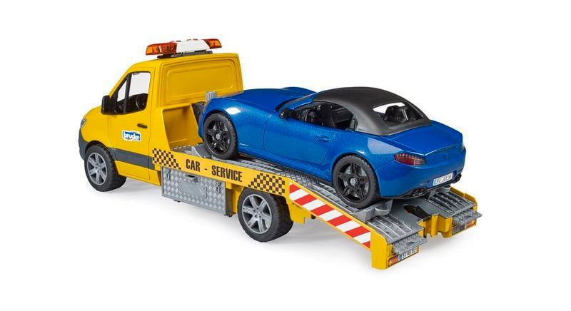 Bruder Mercedes Benz Sprinter Araba Çekici ve Roadster Araba BR02675