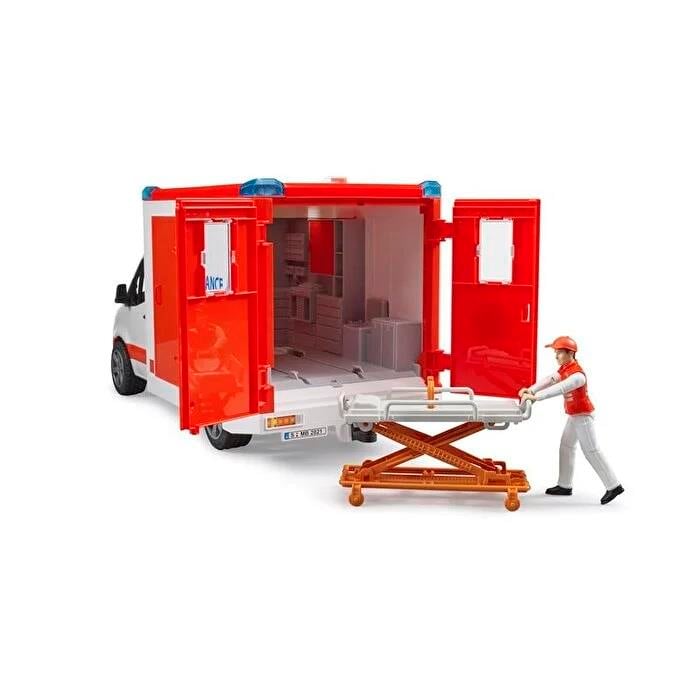 Bruder Mercedes Benz Sprinter Sirenli Ambulans ve Ekibi 2676