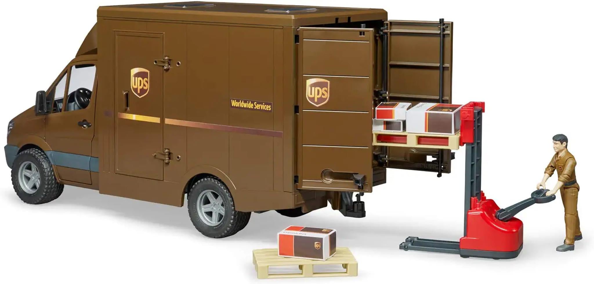 Bruder Mercedes Benz Sprinter Ups Kargo Aracı, Transpalet Ve Fıgür BR02678