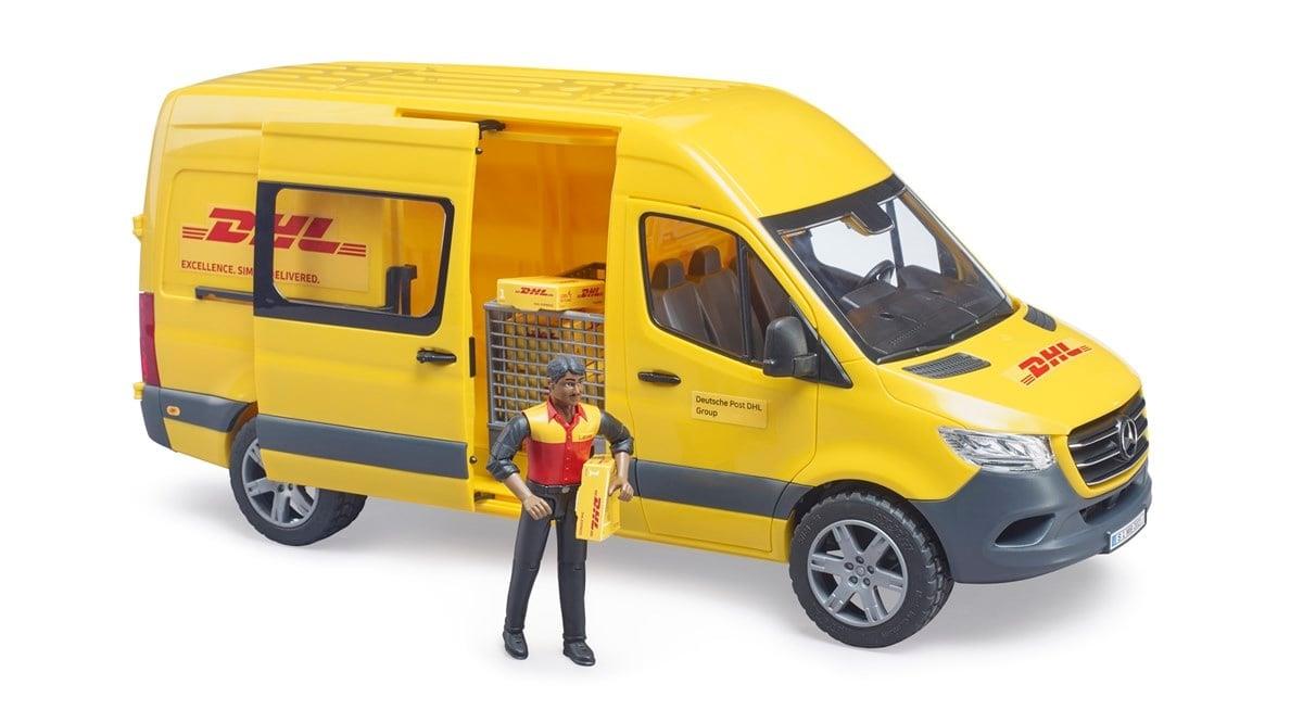 Bruder Mercedes Sprinter Dhl Minibüsü ve Sürücüsü 02671