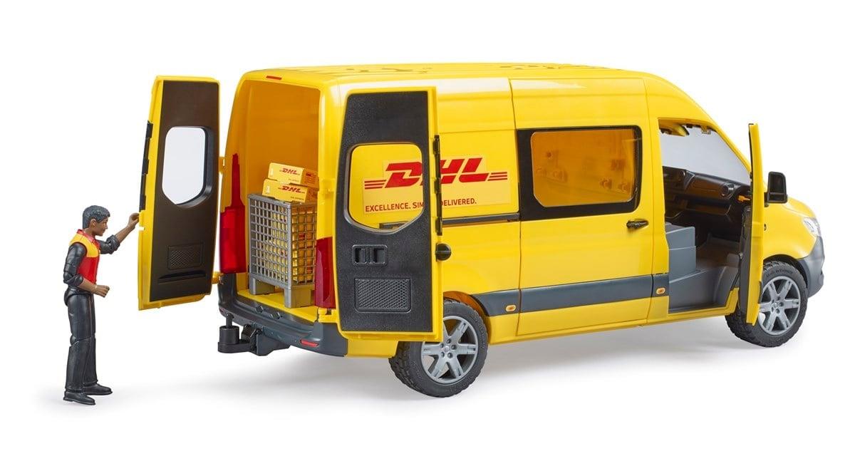 Bruder Mercedes Sprinter Dhl Minibüsü ve Sürücüsü 02671