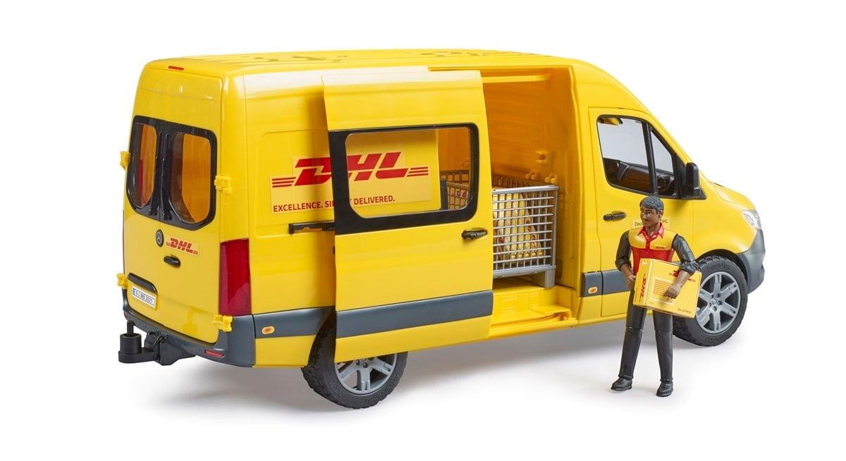 Bruder Mercedes Sprinter Dhl Minibüsü ve Sürücüsü 02671