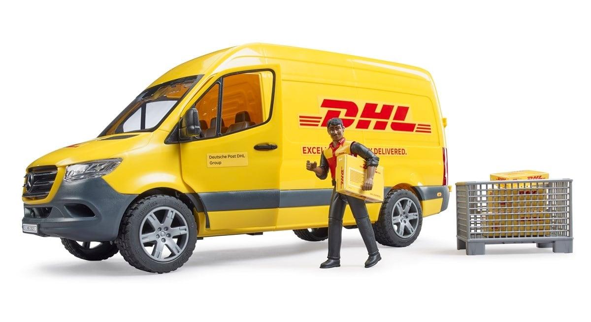 Bruder Mercedes Sprinter Dhl Minibüsü ve Sürücüsü 02671