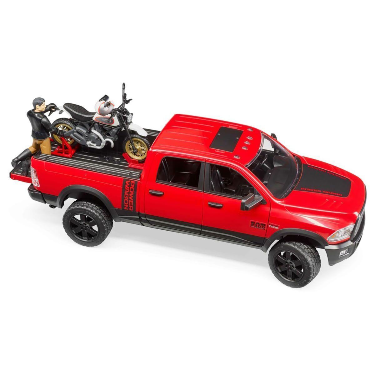 Bruder Ram 2500 Pickup, Ducati Motorsiklet Ve Sürücüsü 02502