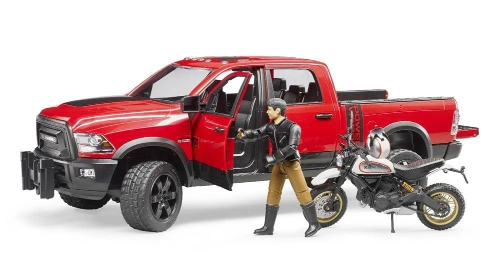 Bruder Ram 2500 Pickup, Ducati Motorsiklet Ve Sürücüsü 02502
