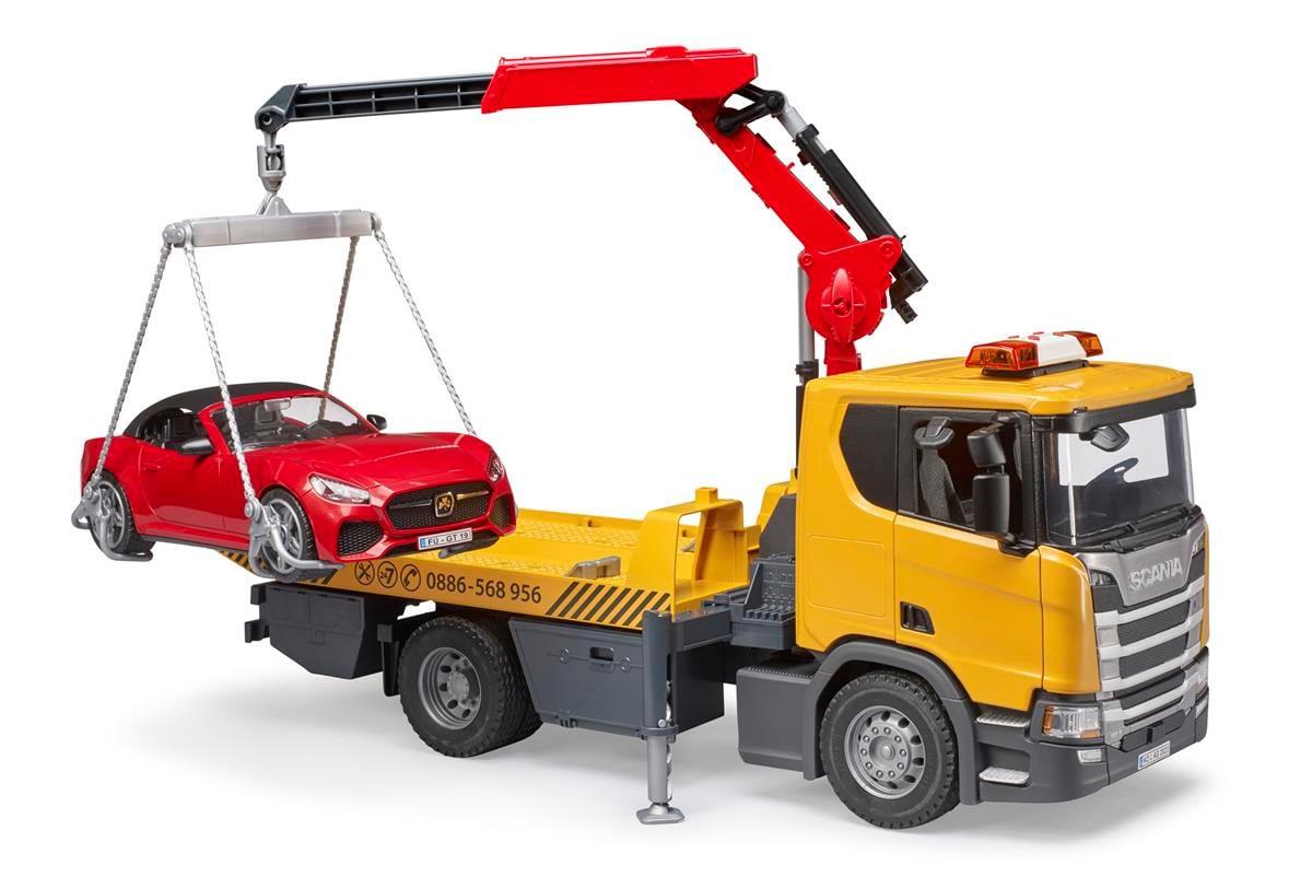Bruder Scanla 560R Çekici ve Roadster Araba 03553