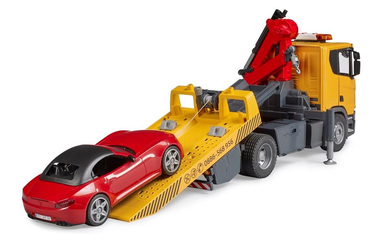 Bruder Scanla 560R Çekici ve Roadster Araba 03553