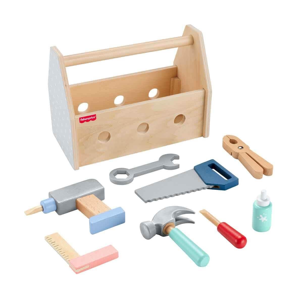 Fisher Price Ahşap Tamir Kutusu Seti HYG50