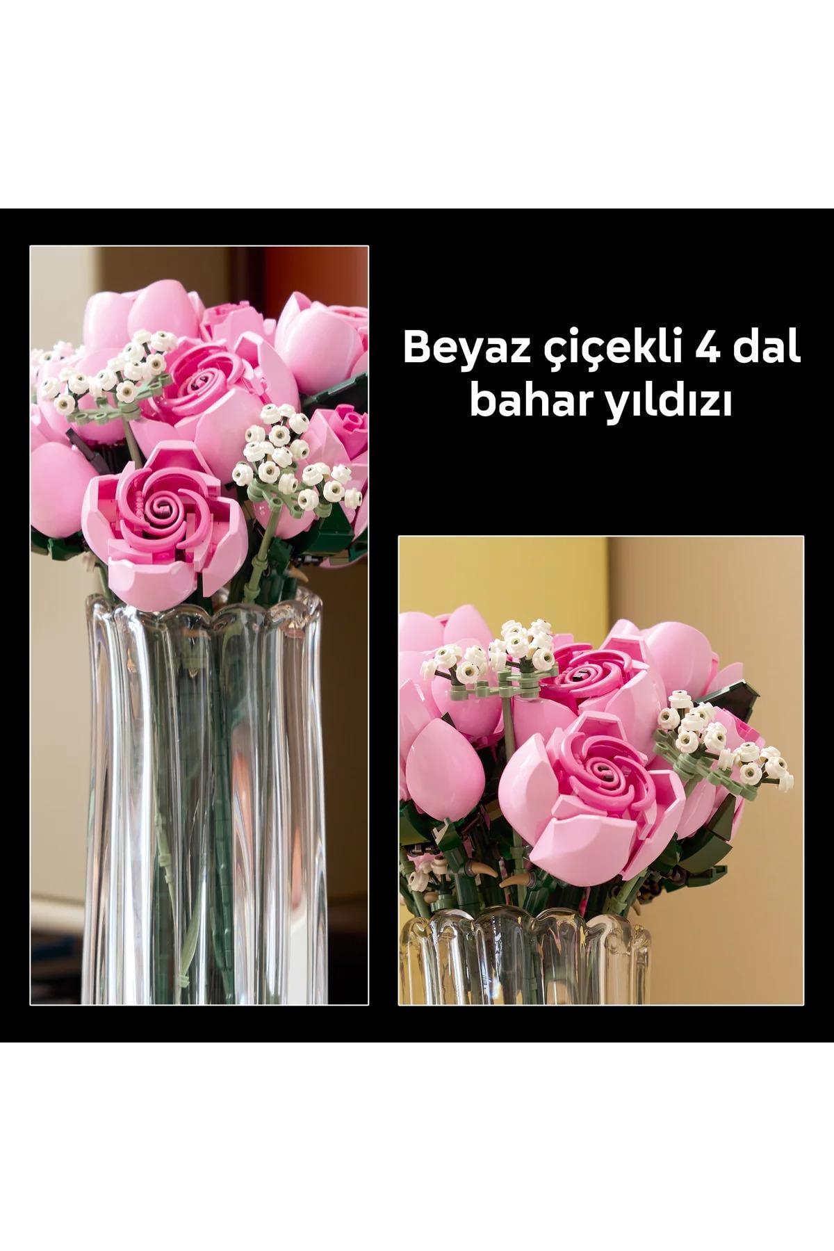 LEGO Botanicals Pembe Gül Buketi 10374