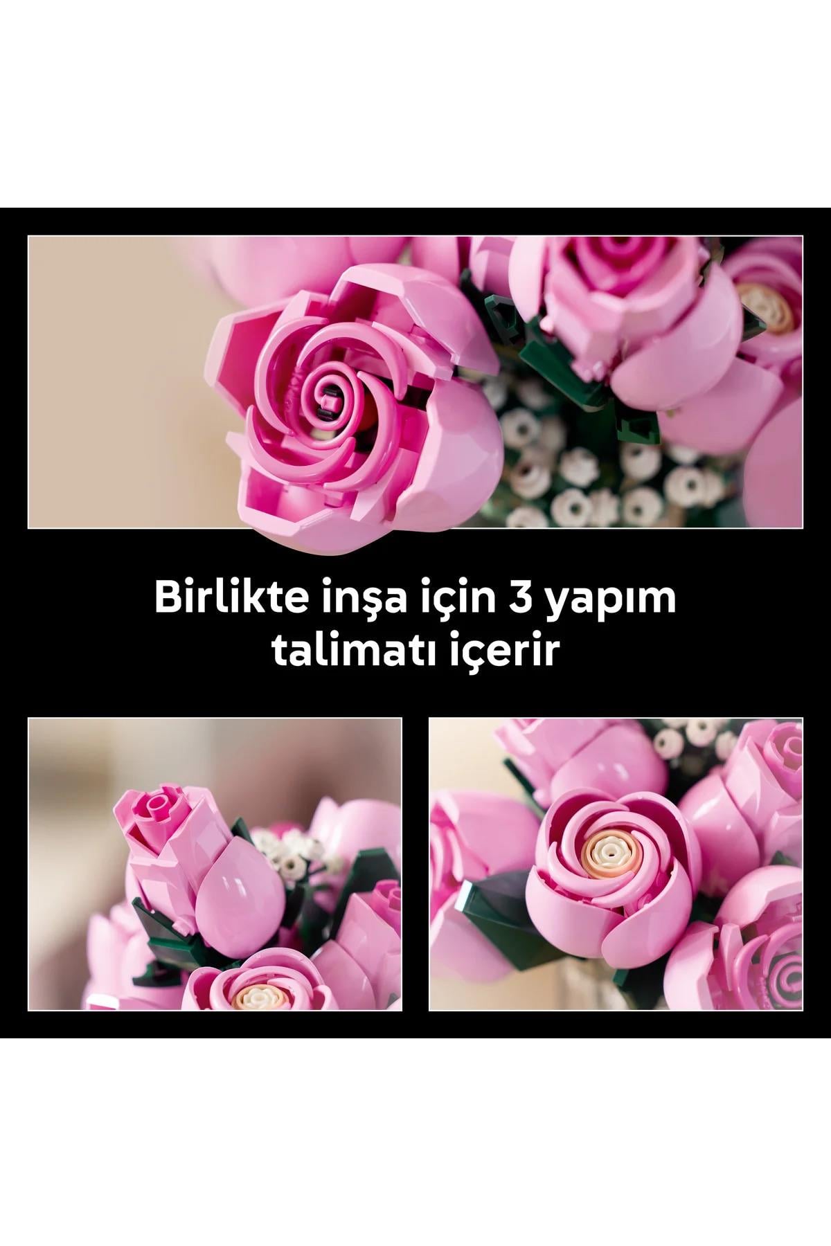 LEGO Botanicals Pembe Gül Buketi 10374