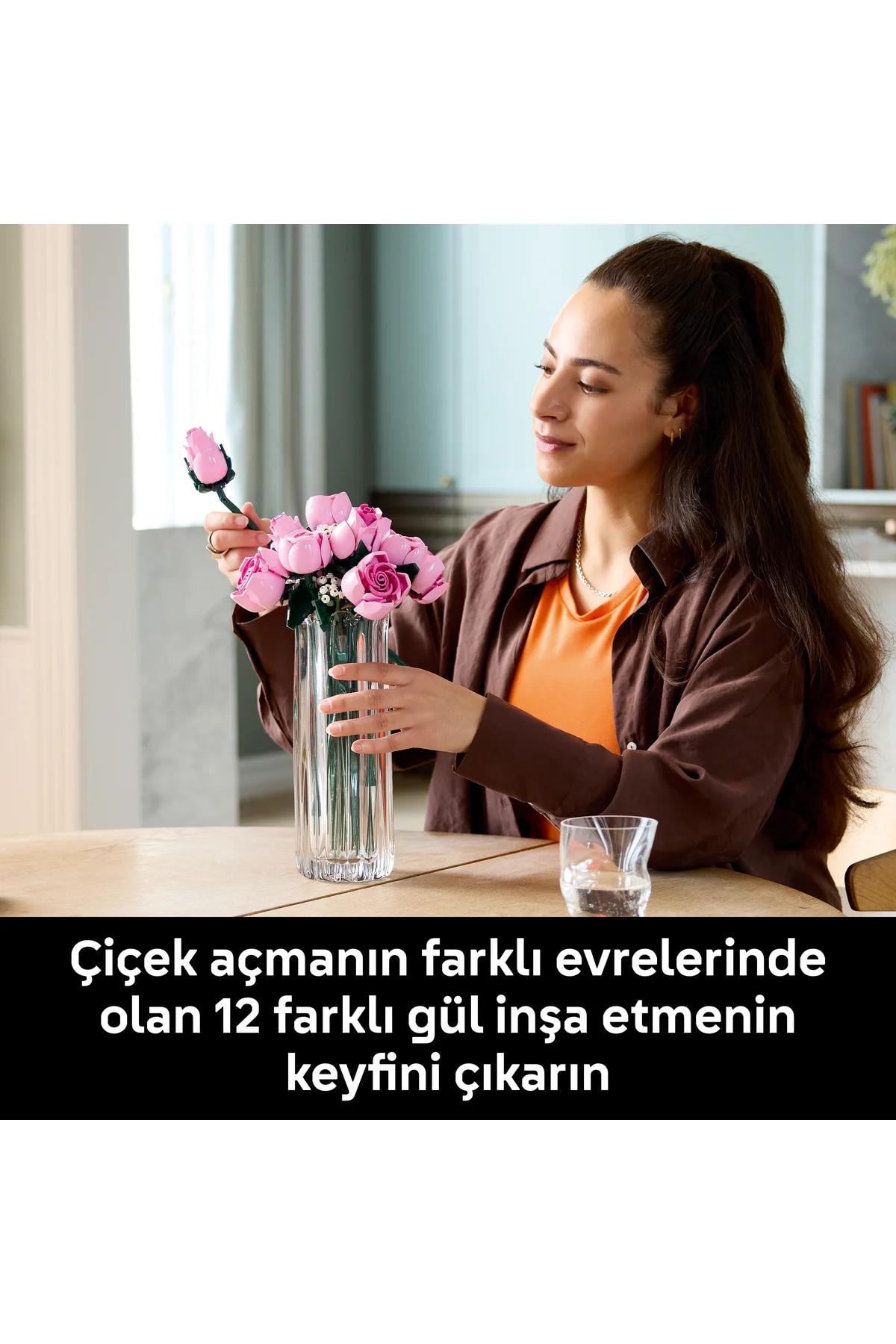 LEGO Botanicals Pembe Gül Buketi 10374