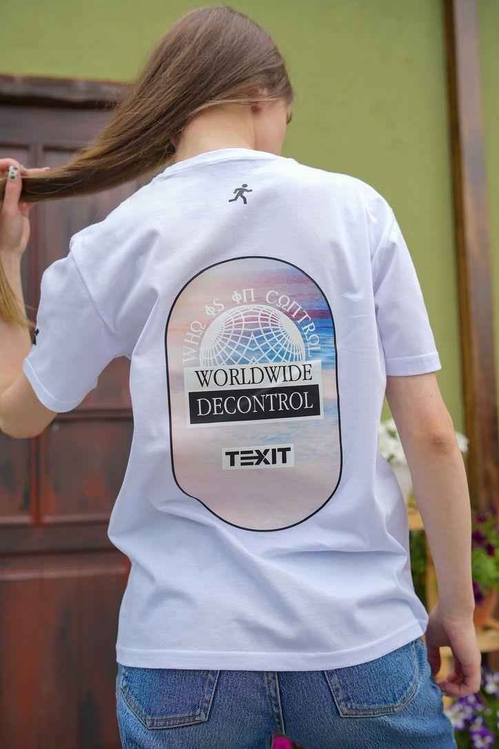 Texit Exit White Tshirt