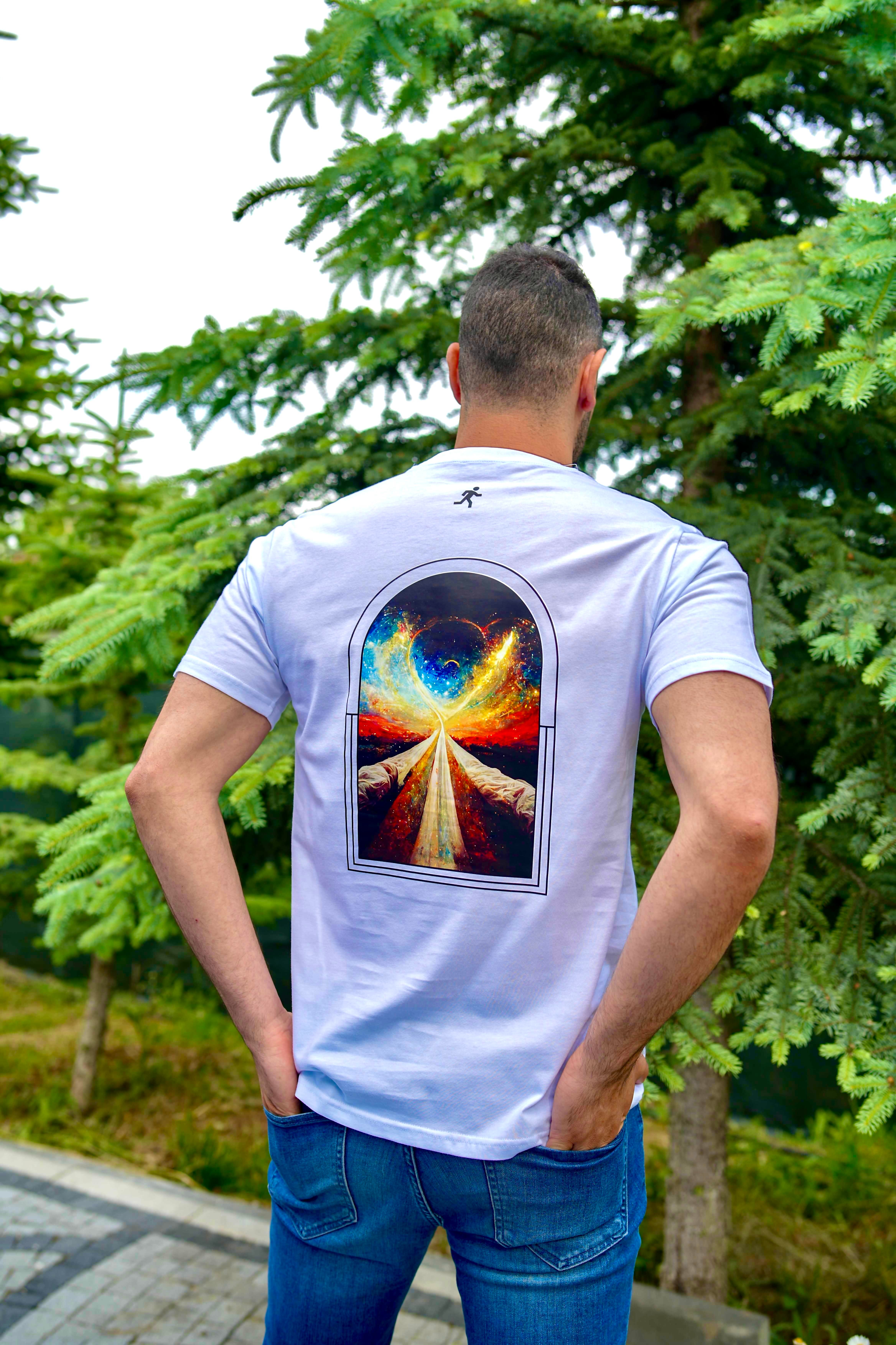 Texit Fade White Tshirt