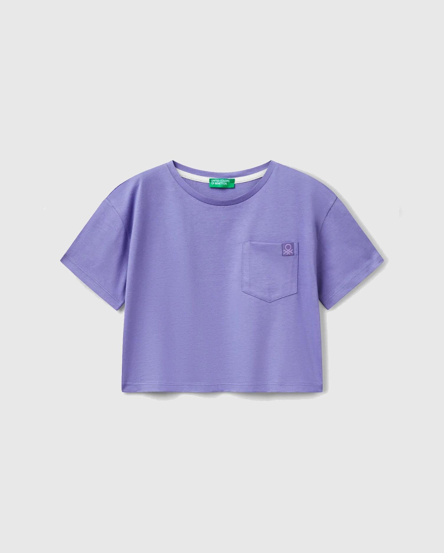 United Colors of Benetton 10N8 Kız Çoçuk Tşhirt 6/14 yaş