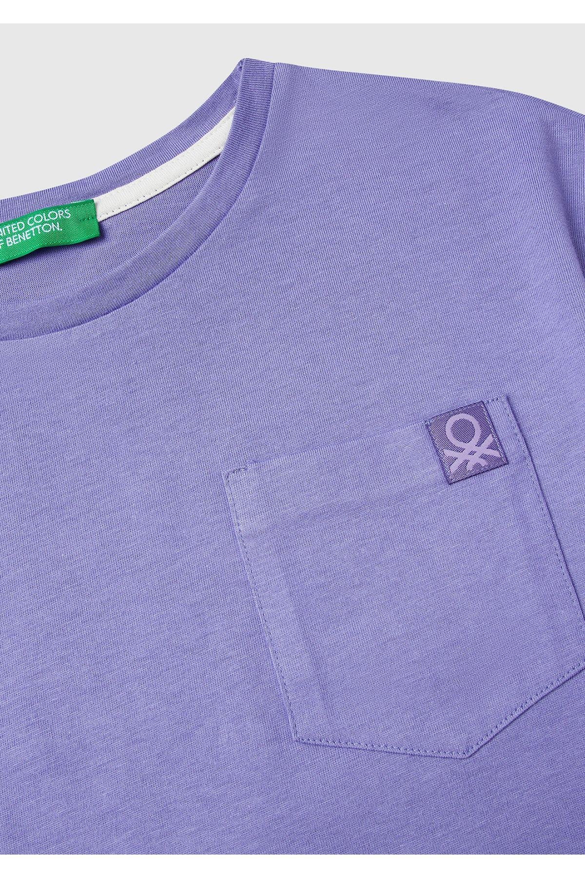 United Colors of Benetton 10N8 Kız Çoçuk Tşhirt 6/14 yaş