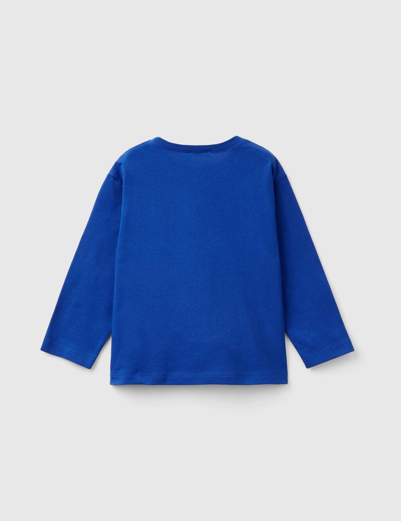 United Colors Of Benetton Erkek Bebek Uzun Kol Tshirt 10F2 1/6 Yaş