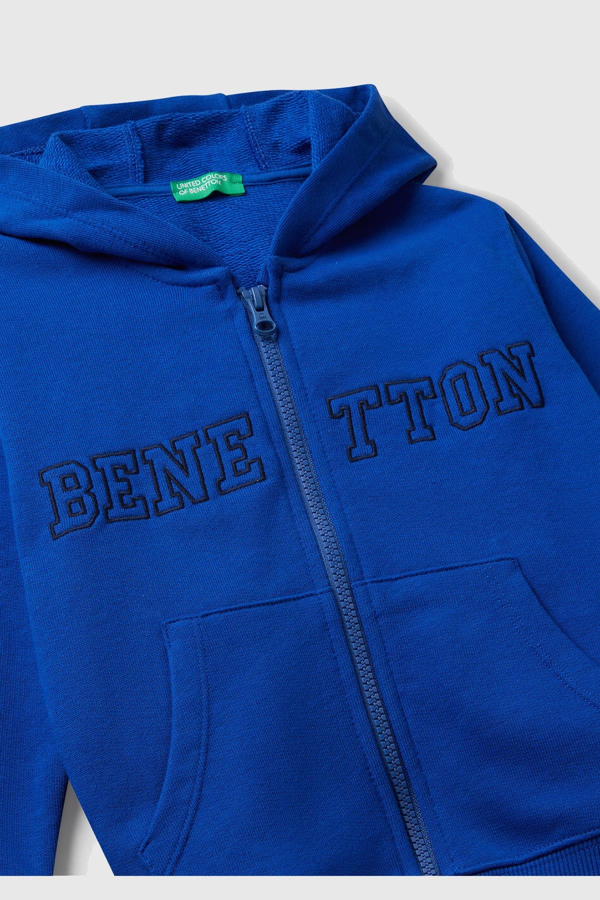 United Colors of Benetton Erkek Çocuk Sweatshirt 503V 1/6 Yaş