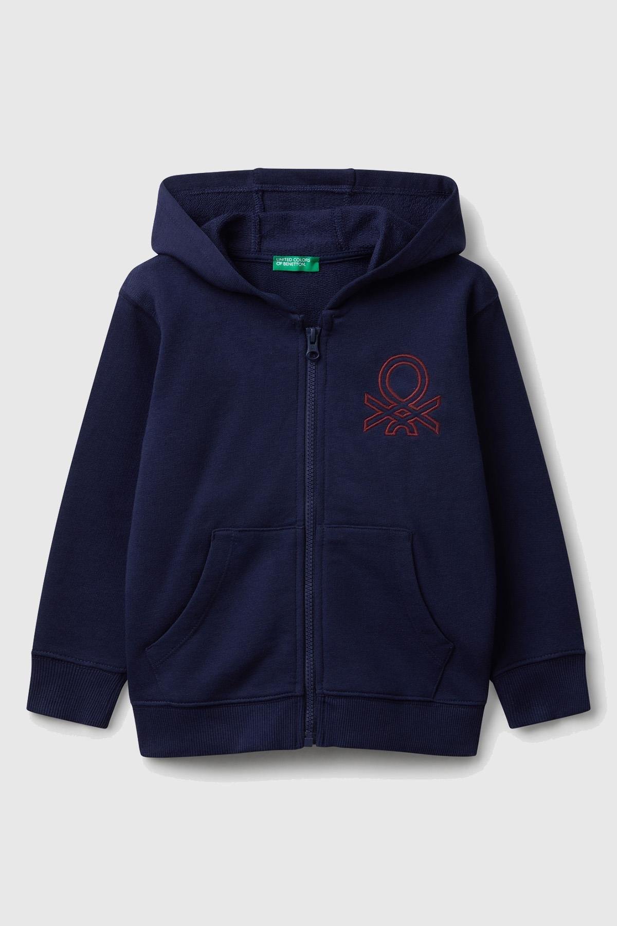 United Colors of Benetton Erkek Çocuk Sweatshirt 503V 1/6 Yaş