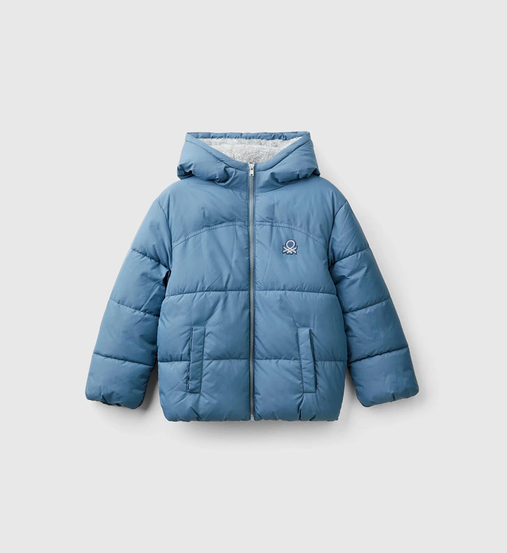 United Colors of Benetton Erkek Çocuk Mont N05I 6-14 Yaş