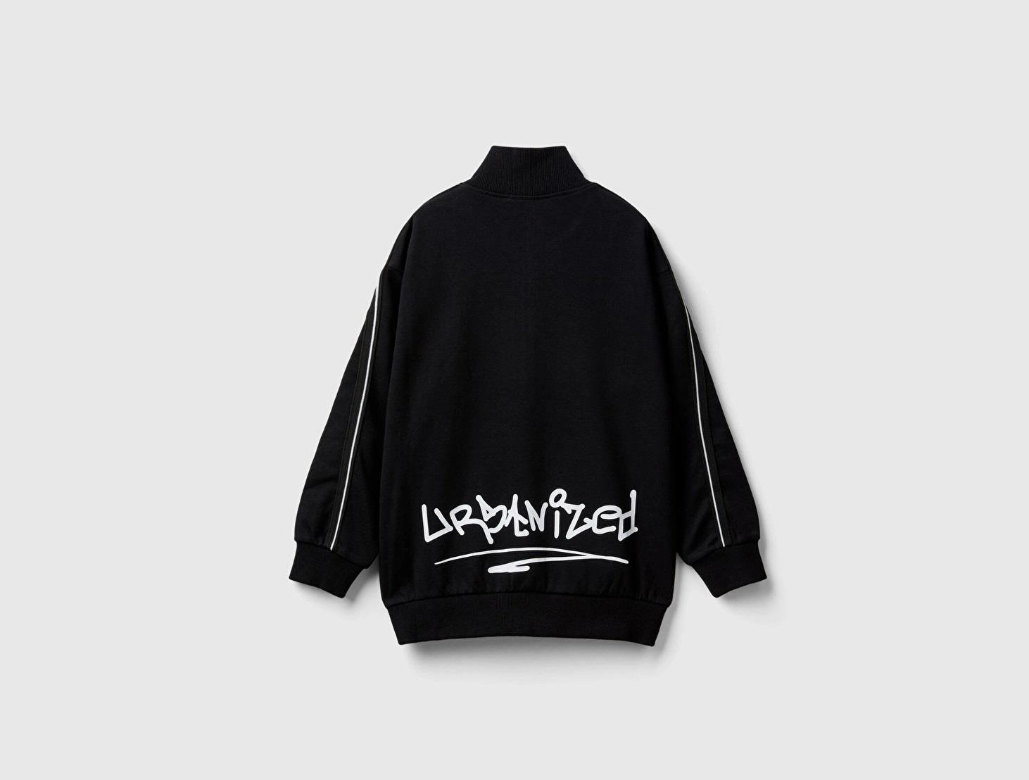 United Colors of Benetton Erkek Çocuk Fermuarlı Sweatshirt 503Z