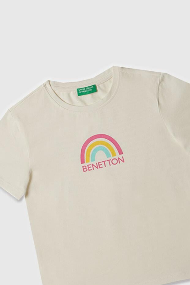 United Colors Of Benetton Kız Çoçuk Tshirt 17104 4/14 yaş