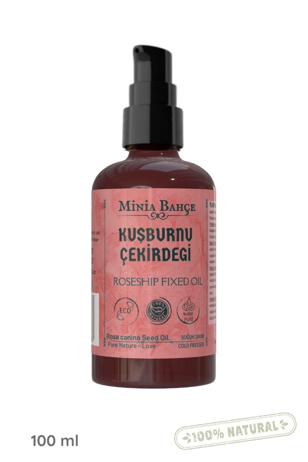 100ml Soğuk Sıkım Kuşburnu Çekirdeği Yağı , %100 Saf