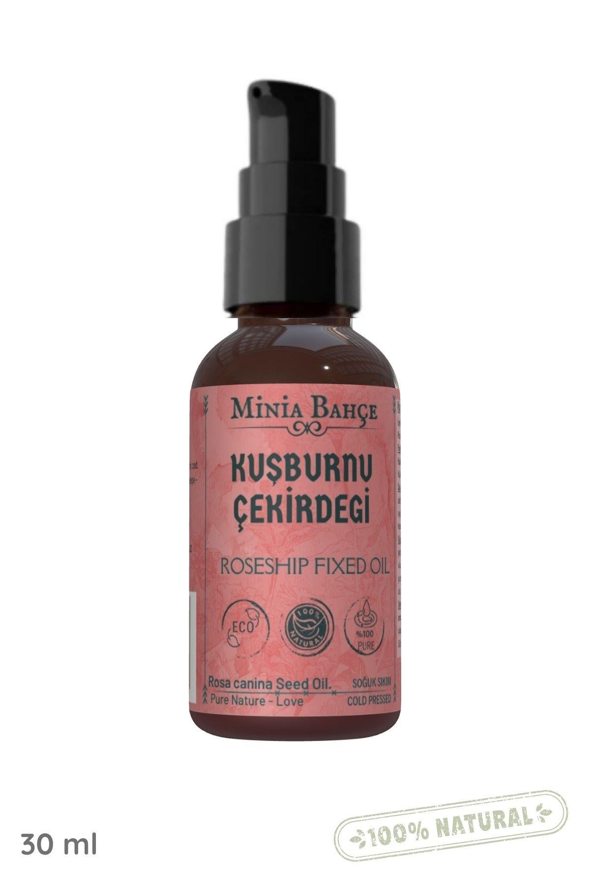 30ml Soğuk Sıkım Kuşburnu Çekirdeği Yağı , %100 Saf