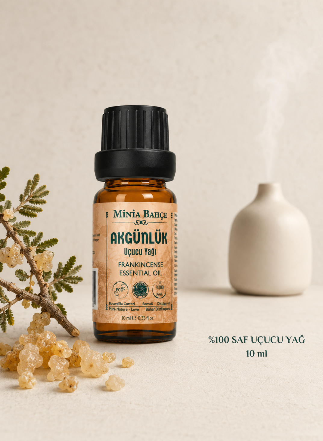 Akgünlük (Sığla) Uçucu Yağı, %100 Saf, 10ml