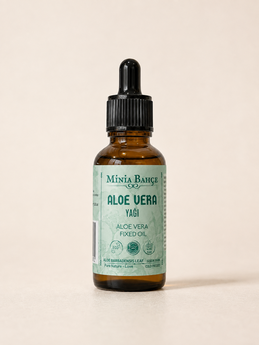 Aloe Vera Sabit Yağı 30ml | %100 Saf Doğal Cilt Bakım Yağı