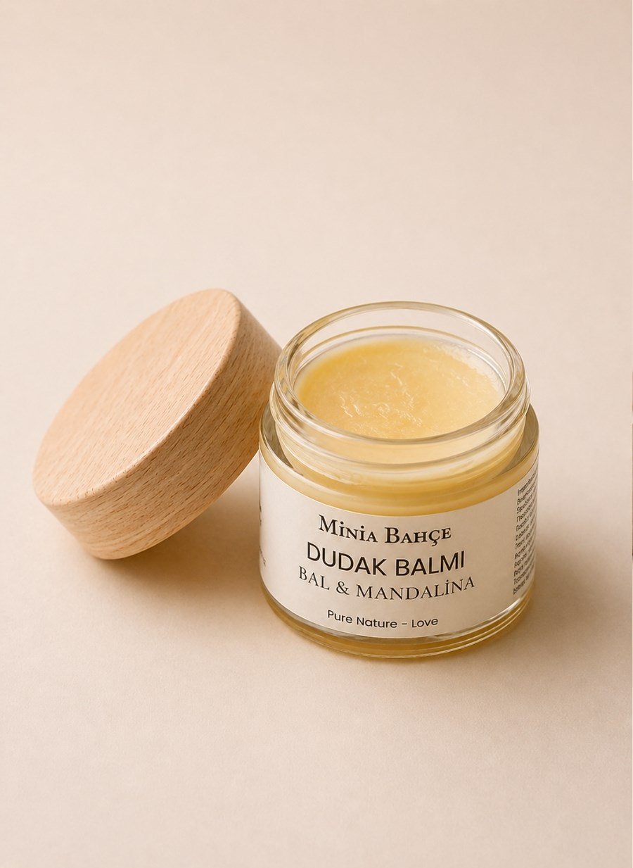Bal & Mandalina Dudak Balmı – Doğal Nemlendirici Dudak Bakımı 10 ml