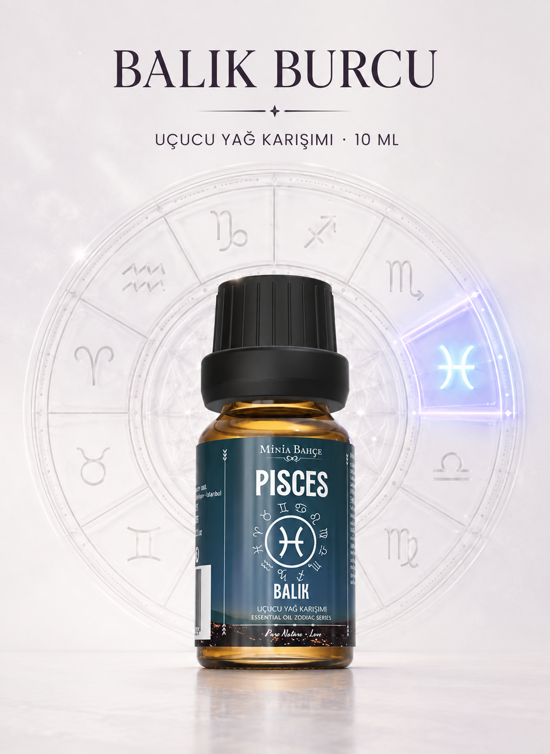 Balık Burcu - Pisces, Uçucu Yağ Karışımı, 10ml