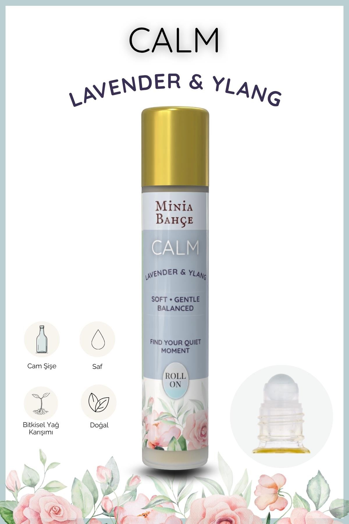 CALM – %100 Doğal Lavender & Ylang Roll-On (10 ml)