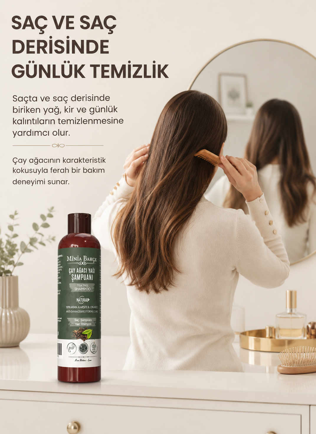 Çay Ağacı Yağı Özlü Şampuan - 400 ml | Besleyici ve Onarıcı Saç Bakımı